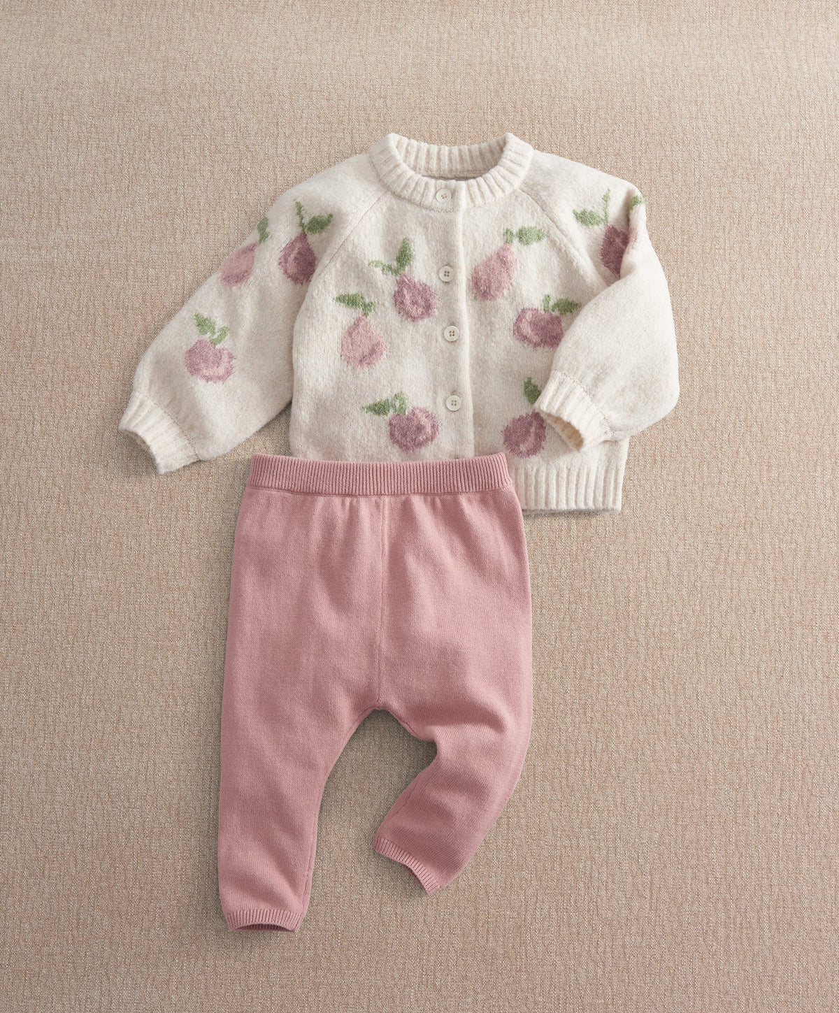 Mamas & Papas Outfits & Sets Knit Cardigan & Legging Set (2 Pieces)