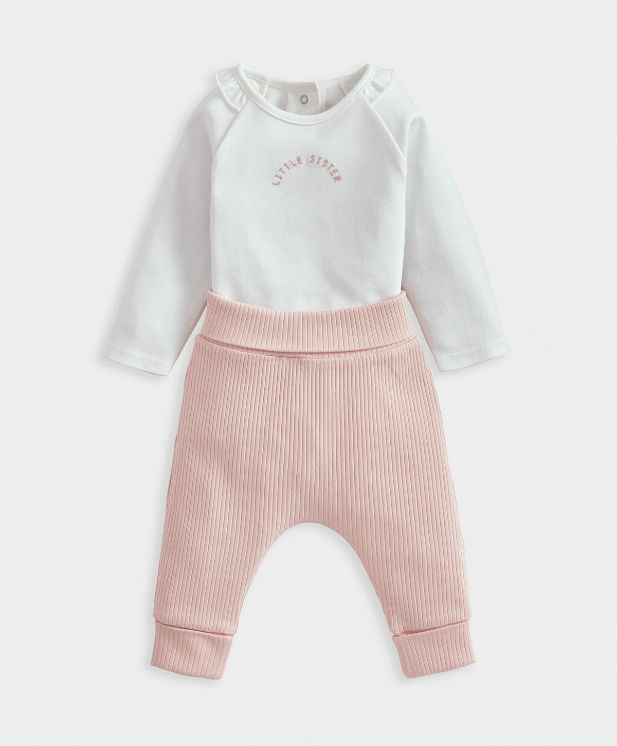 Mamas & Papas Outfits & Sets Little Sister Bodysuit & Leggings Set