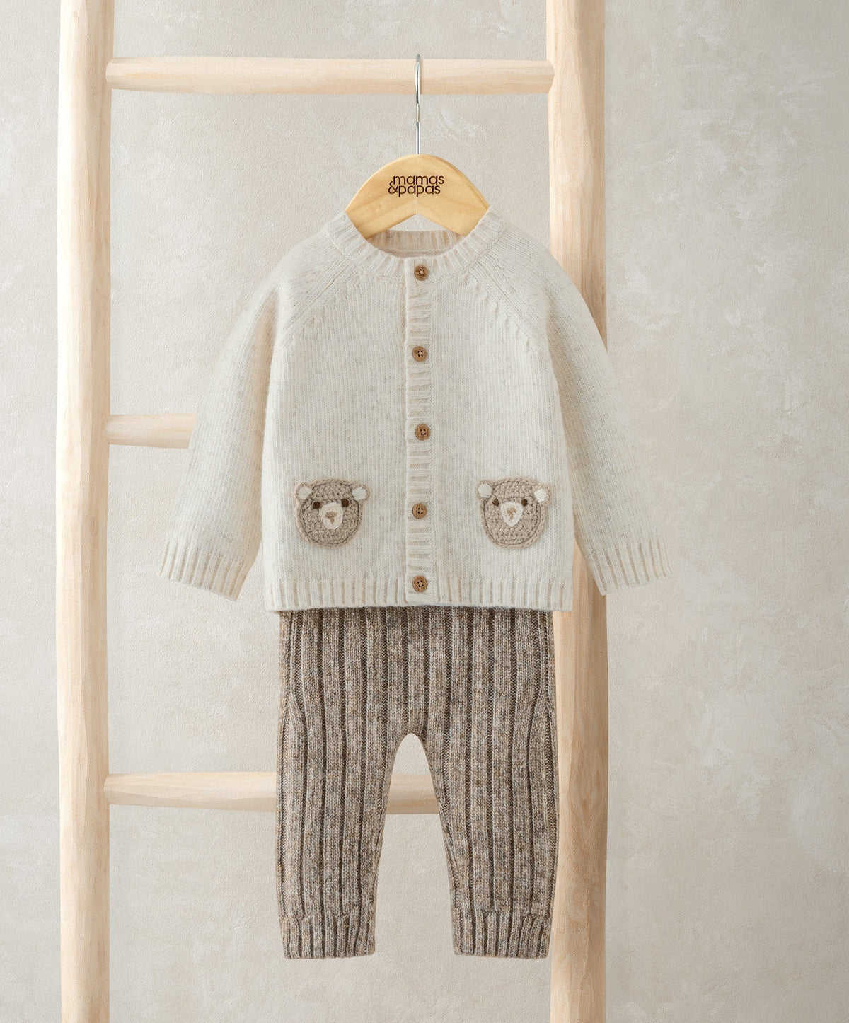 Mamas & Papas Outfits & Sets Me & You Bear Cardigan & Leggings Outfit Set