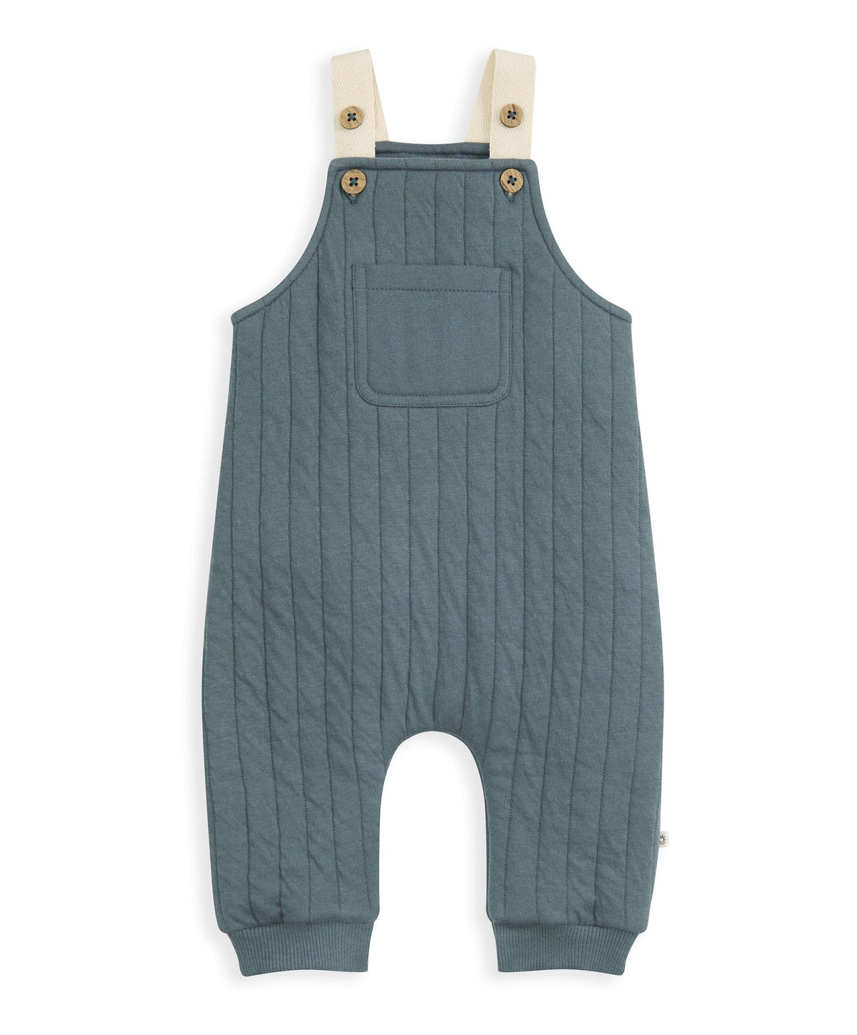 Mamas & Papas Outfits & Sets Quilted Dungarees & Oatmeal Bodysuit