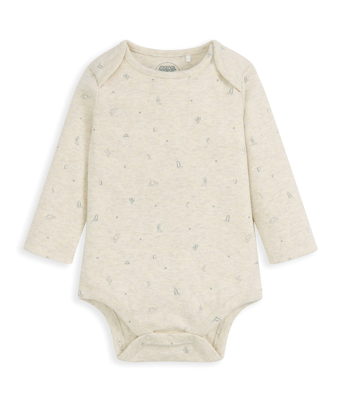 Mamas & Papas Outfits & Sets Quilted Dungarees & Oatmeal Bodysuit