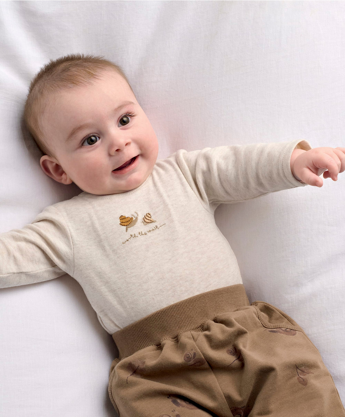 Mamas & Papas Outfits & Sets Snail Quilted Jacket & Joggers Set