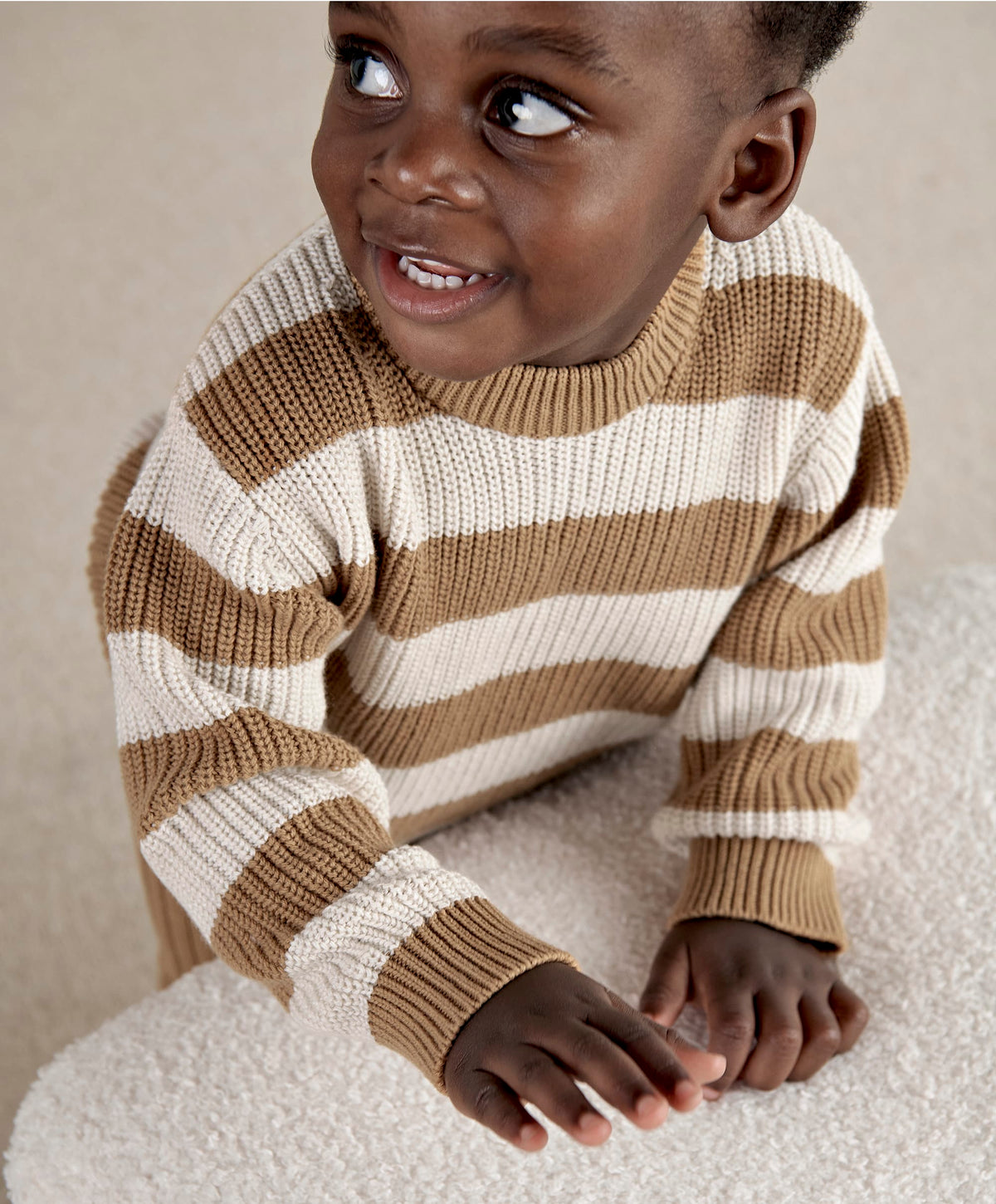 Mamas & Papas Outfits & Sets Stripe Knitted Jumper & Leggings Set