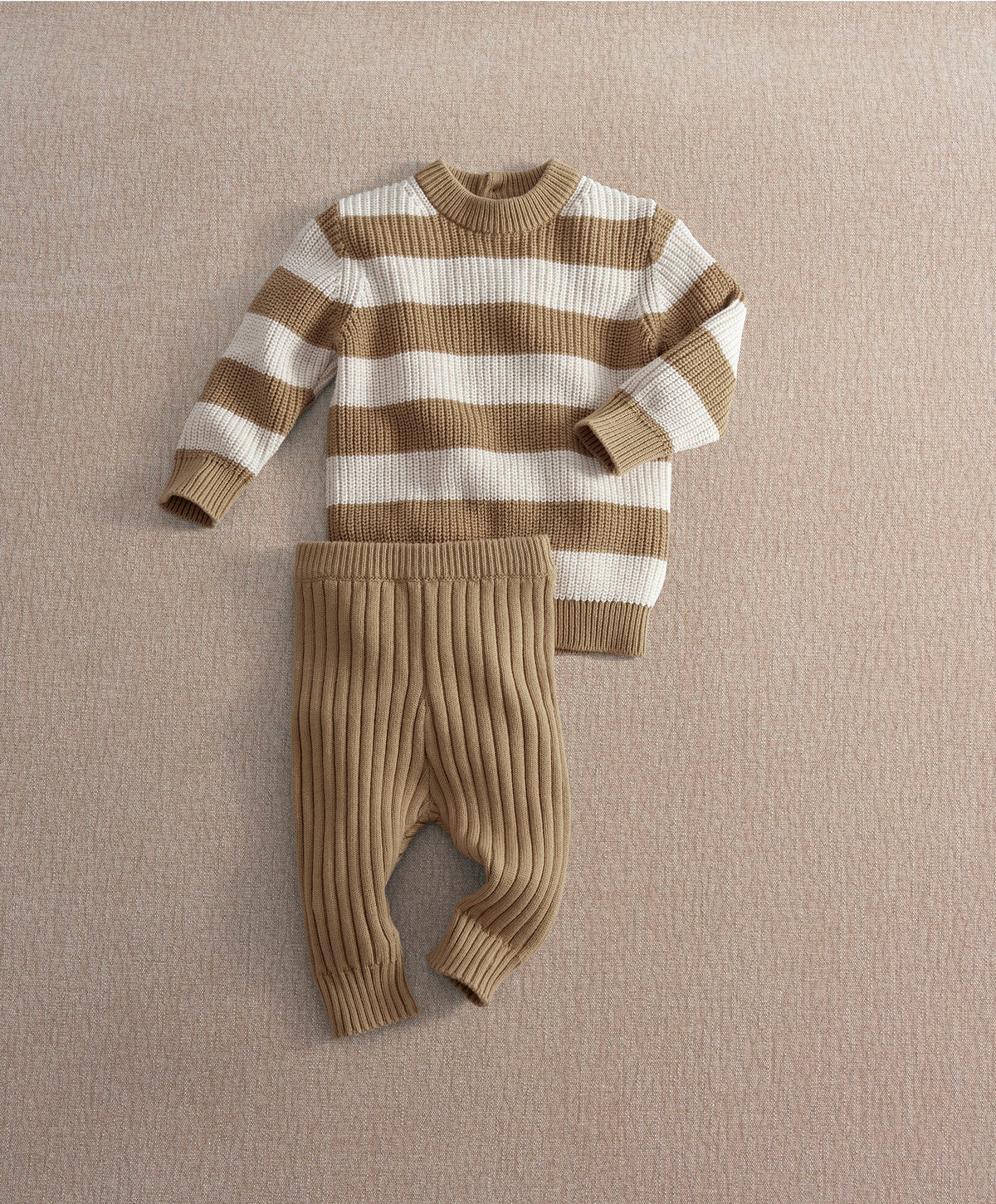 Mamas & Papas Outfits & Sets Stripe Knitted Jumper & Leggings Set
