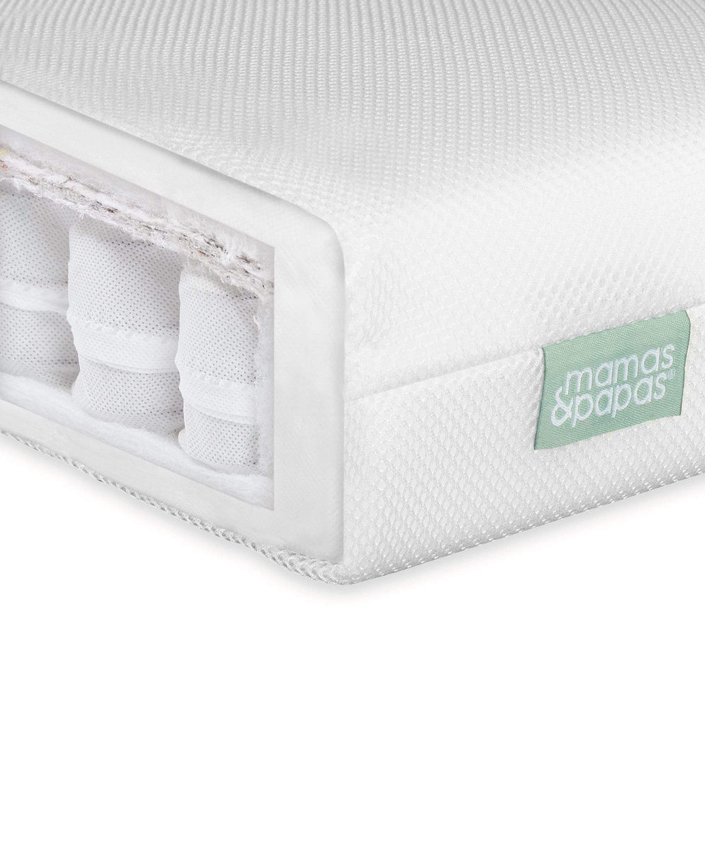 Premium Pocket Spring Cotbed Mattress & AntiAllergy Terry Towelling M