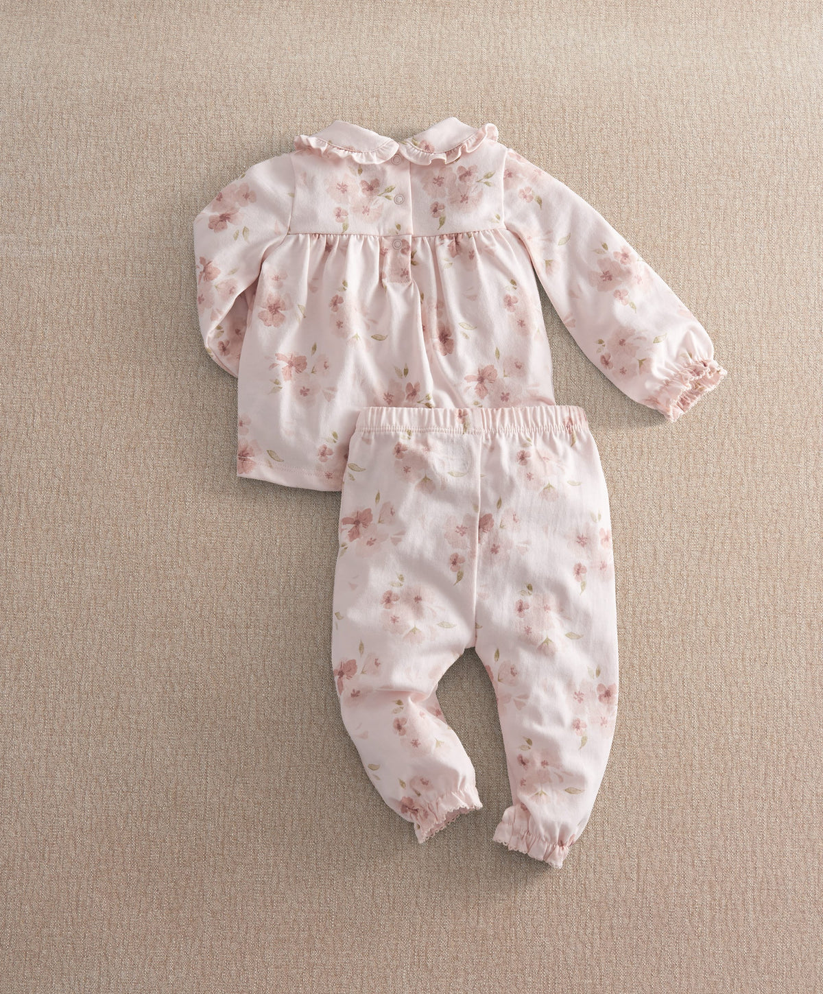 Mamas & Papas Pyjamas & Nightwear Jersey Watercolour Floral Pyjamas
