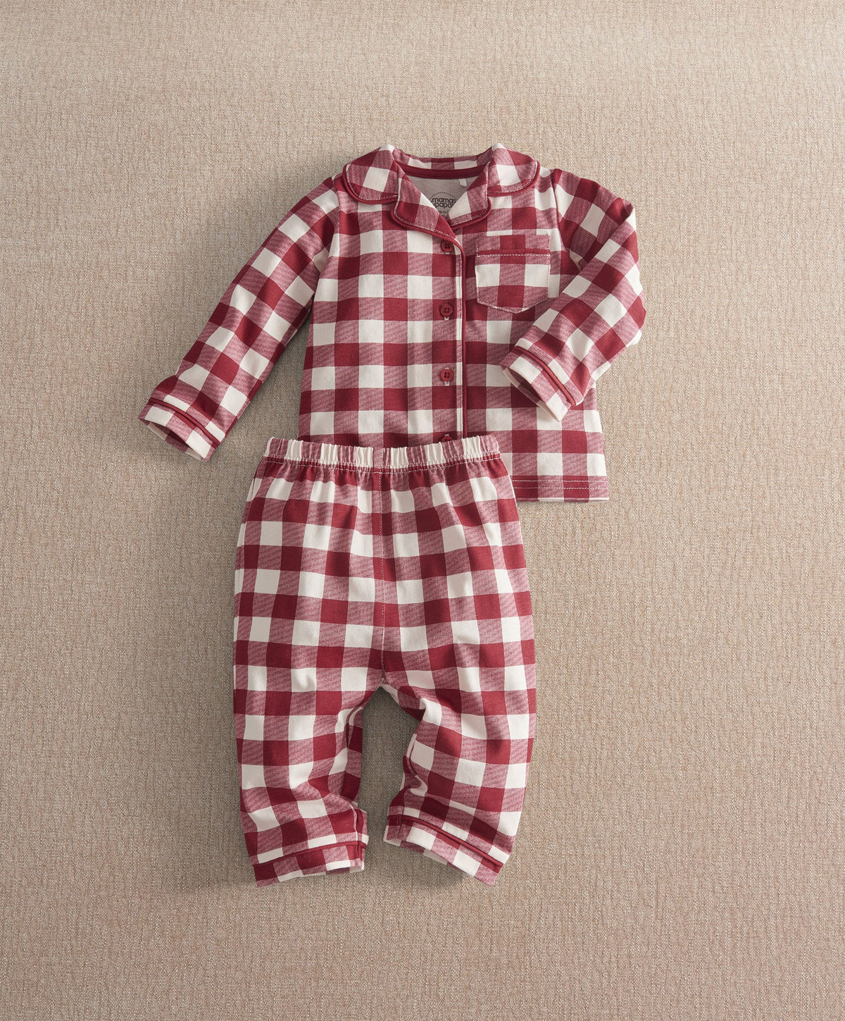 Mamas & Papas Pyjamas & Nightwear Large Gingham Check Pyjama Sets