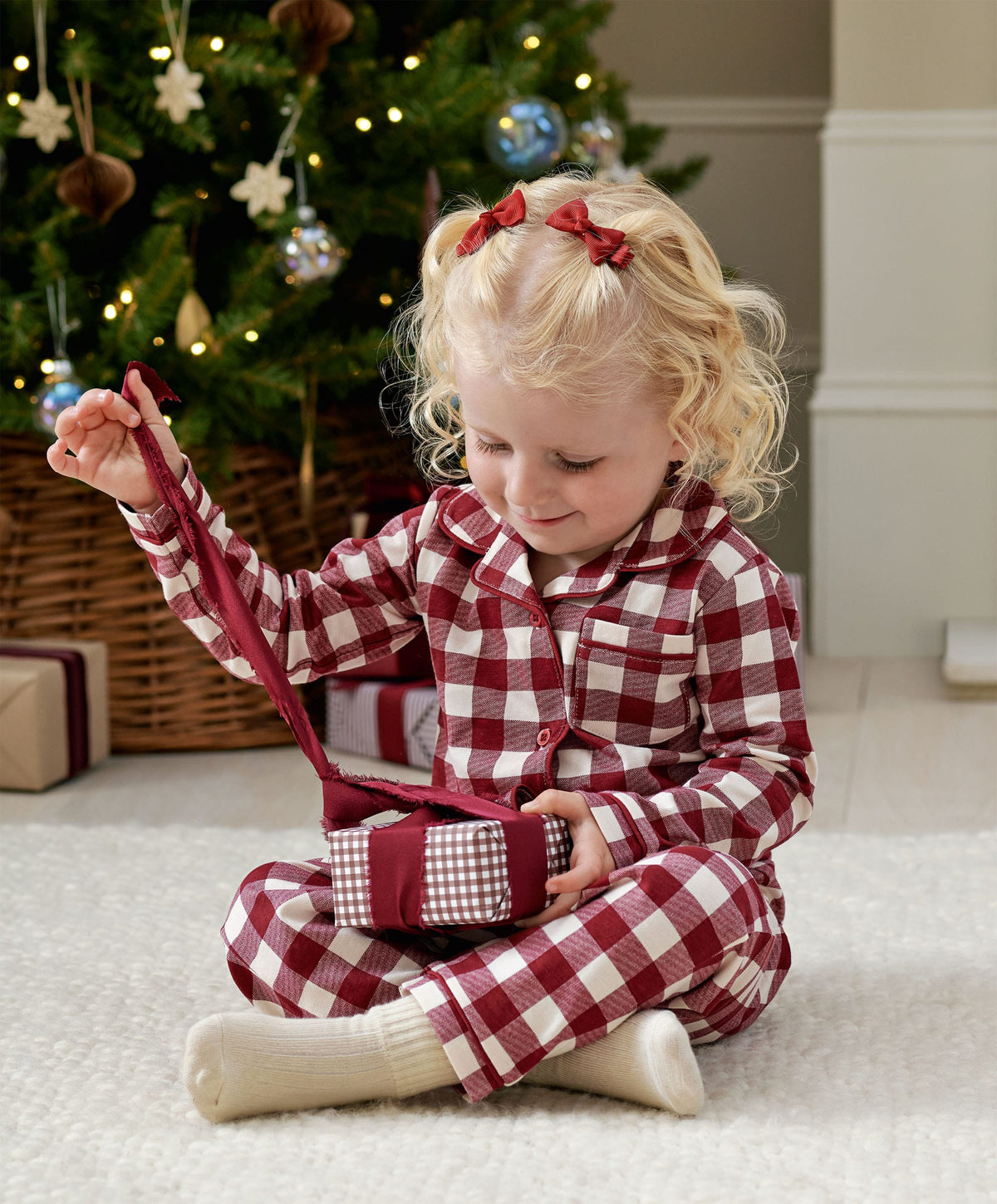 Mamas & Papas Pyjamas & Nightwear Large Gingham Check Pyjama Sets