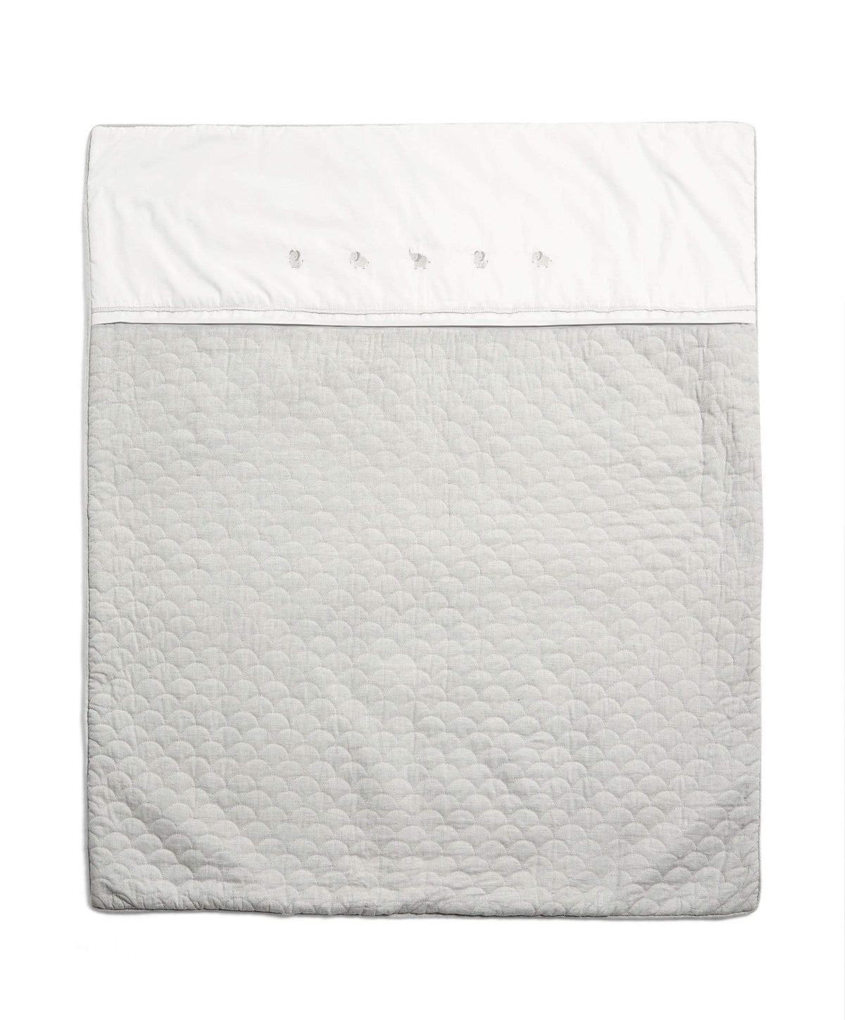 Mamas & Papas Quilts & Coverlets Grey Quilt (2.5 Tog) - Welcome to the World Elephant