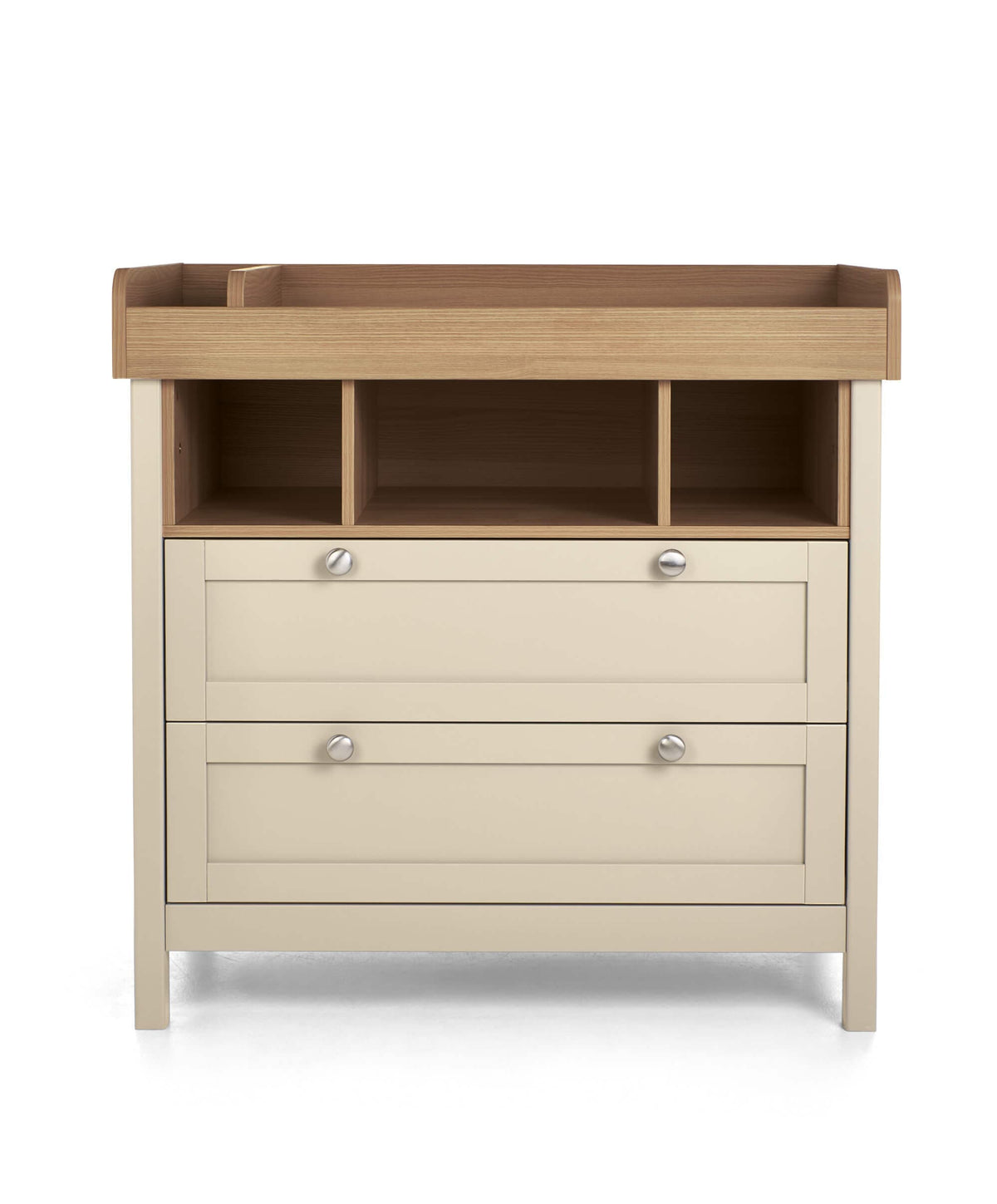 Mamas & Papas Small Cotbed Bundles Harwell 2 Piece Small Cotbed Set with Dresser Changer - Cashmere