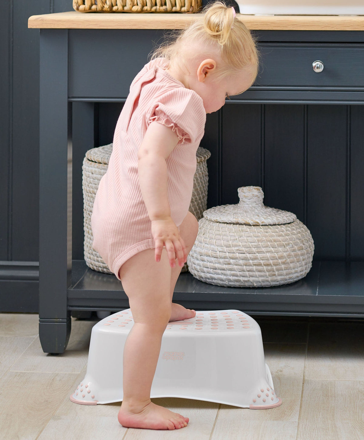 Mamas & Papas Step Up Stools Anti Slip Step Up Stool – Blossom Pink