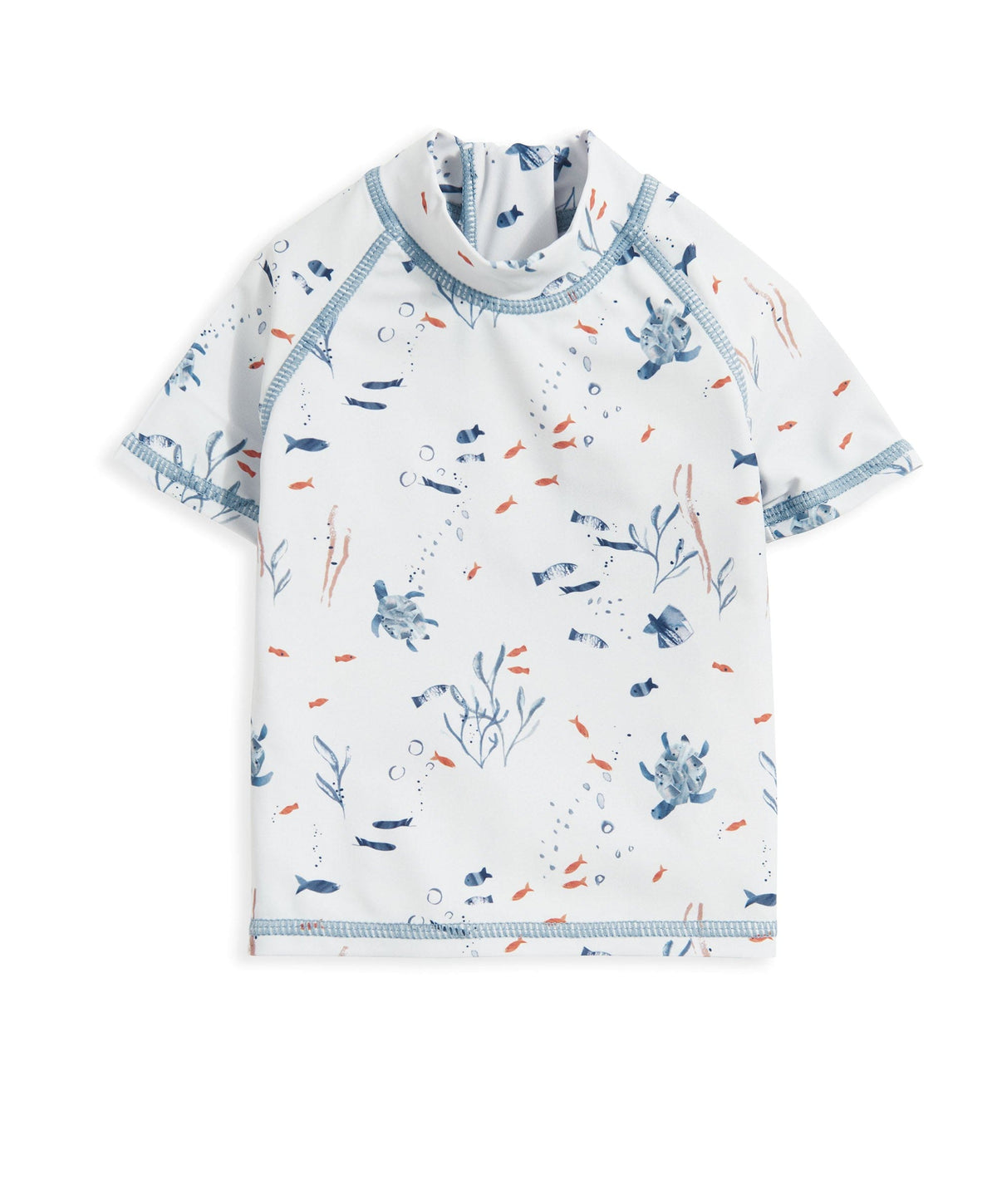 Mamas & Papas Swimwear Short Sleeve Rash Top Swimwear - Blue