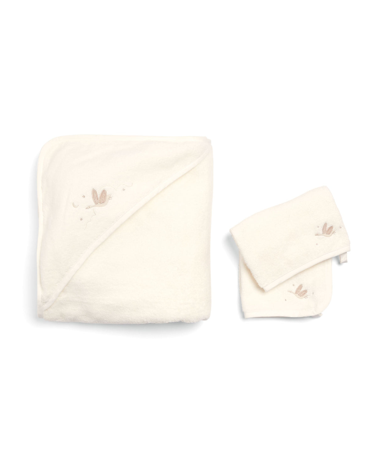 Mamas & Papas Towelling Baby Towelling Set (3 Pack) - Welcome to the World Duckling