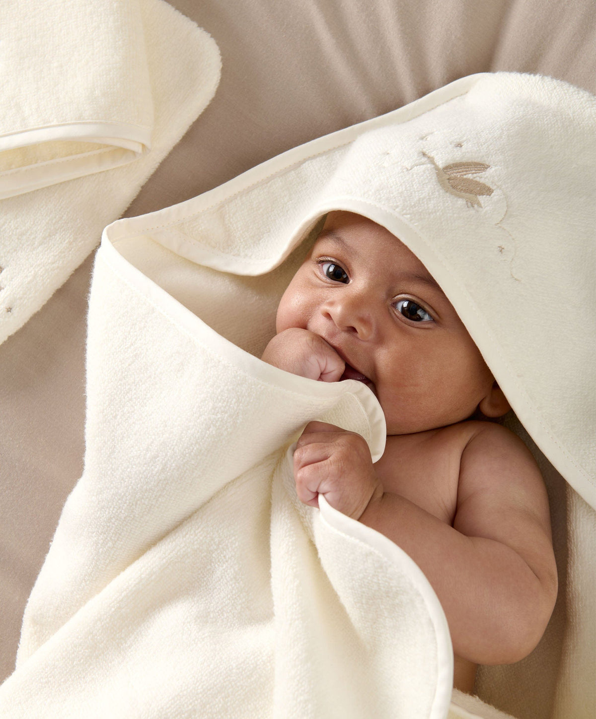 Mamas & Papas Towelling Baby Towelling Set (3 Pack) - Welcome to the World Duckling