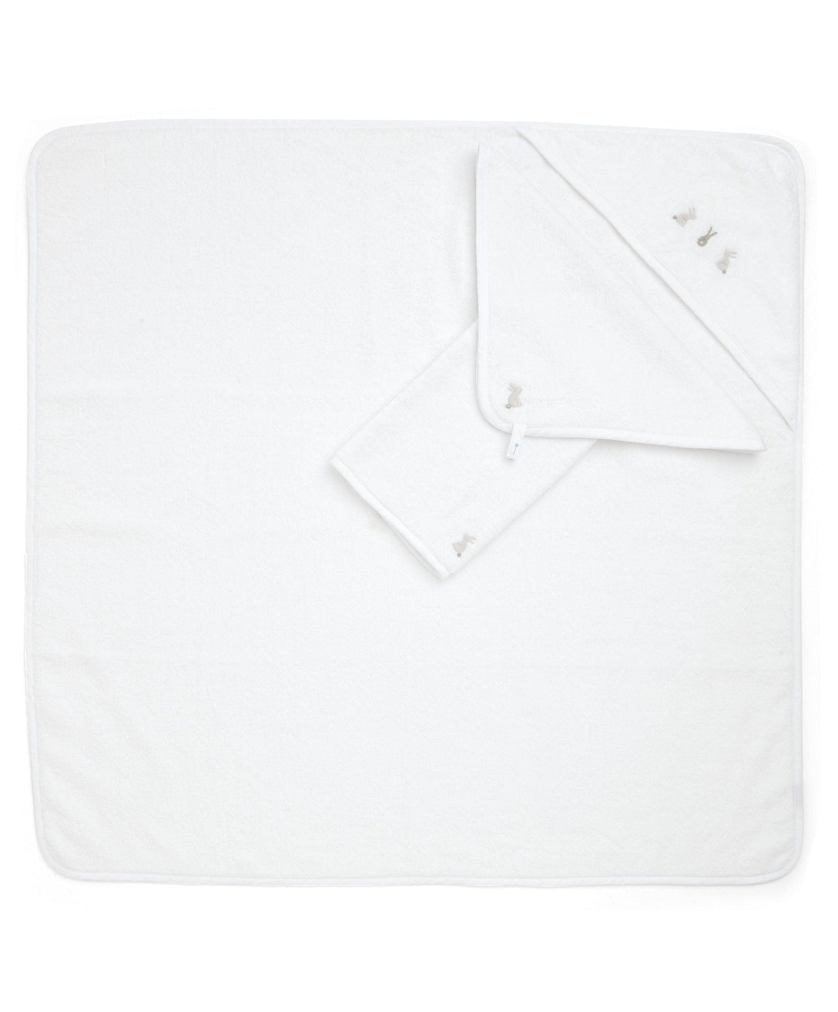Mamas & Papas Towelling Bunny Towelling Set - (3 piece set)