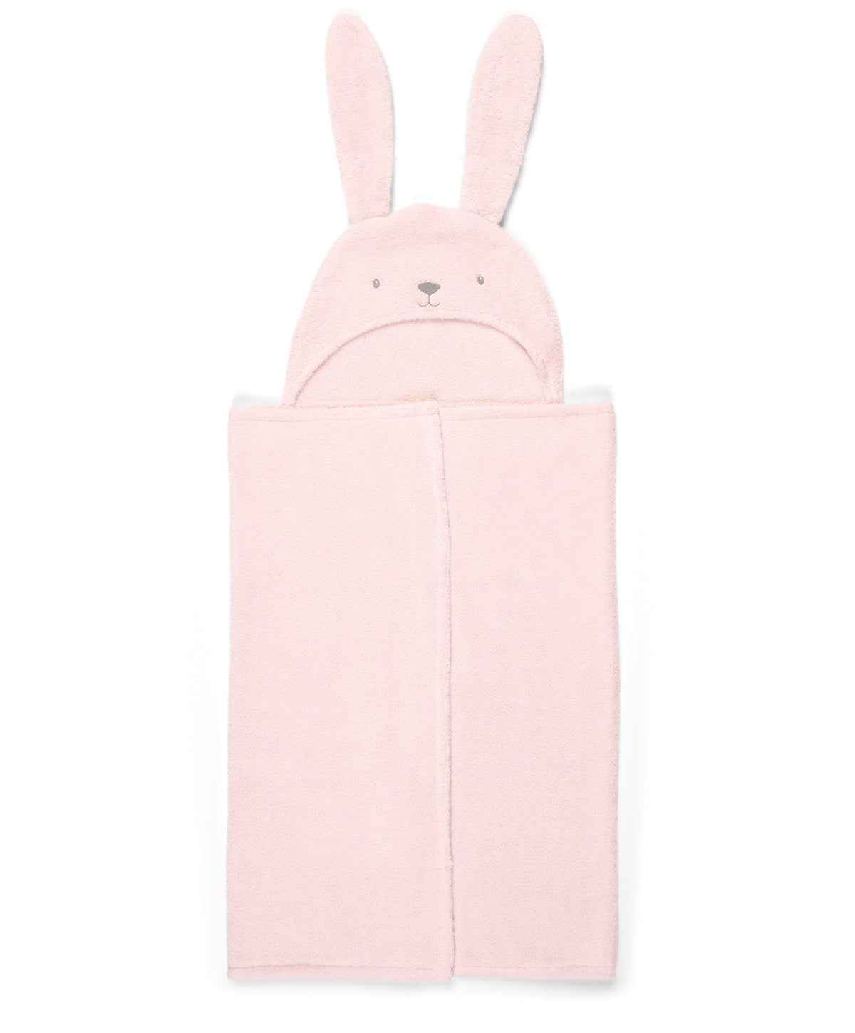 Mamas & Papas Towelling Hooded Baby Towel - Pink Bunny