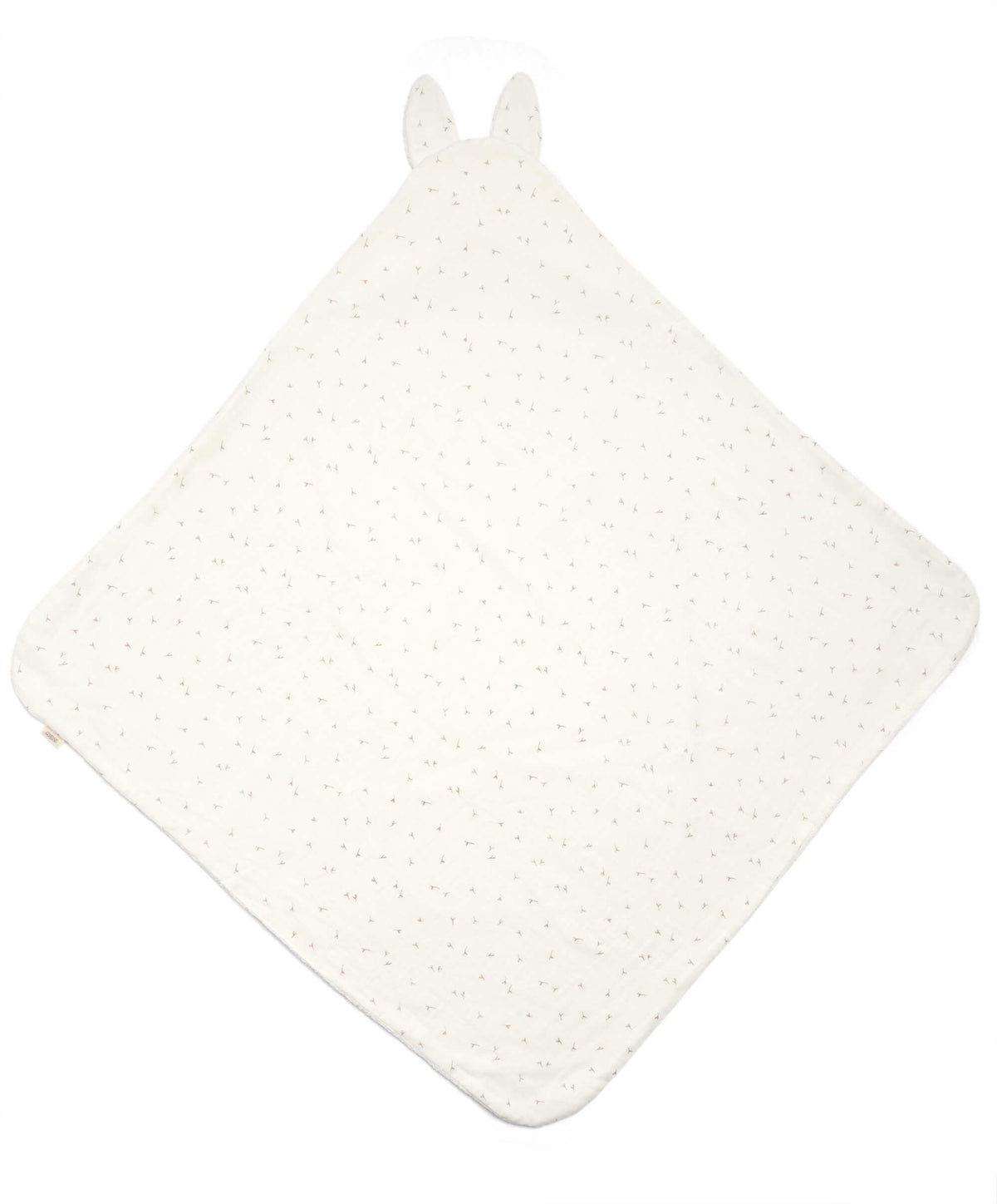 Mamas & Papas Welcome to the World Seedling Seed Hooded Towel - White