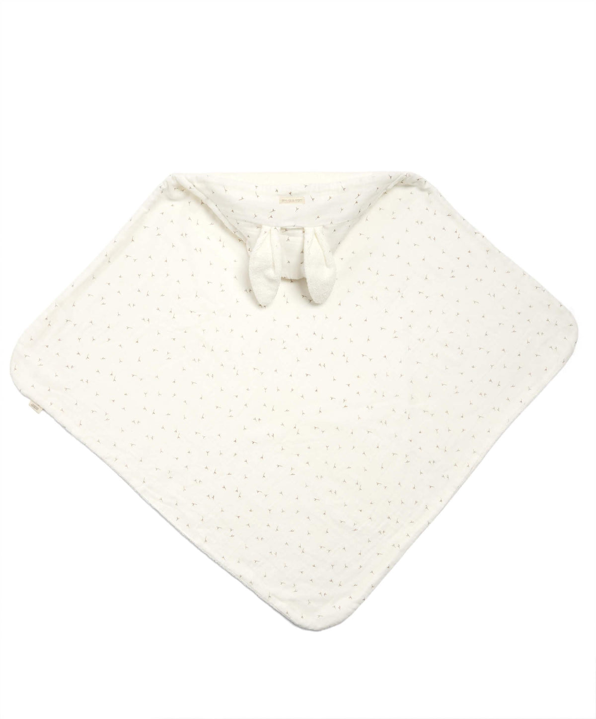Mamas & Papas Welcome to the World Seedling Seed Hooded Towel - White