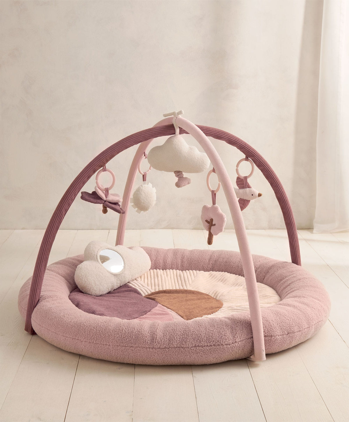 Mamas & Papas Welcome to the World Tummy Time Roll - Floral