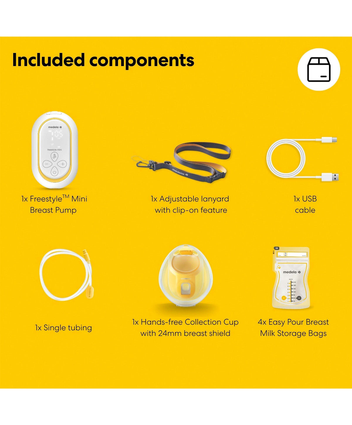 Medela Breastfeeding Freestyle Mini Hands Free Single Electric Breast Pump