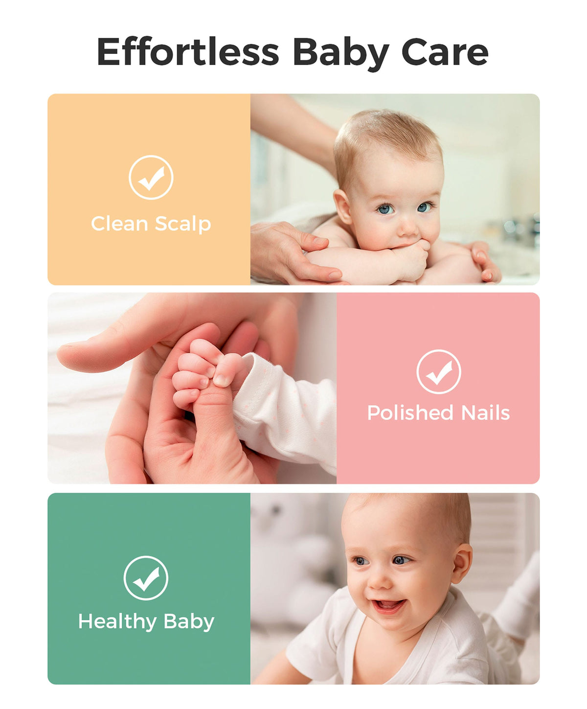 Momcozy Baby Care Momcozy Core Baby Kit - White/Green