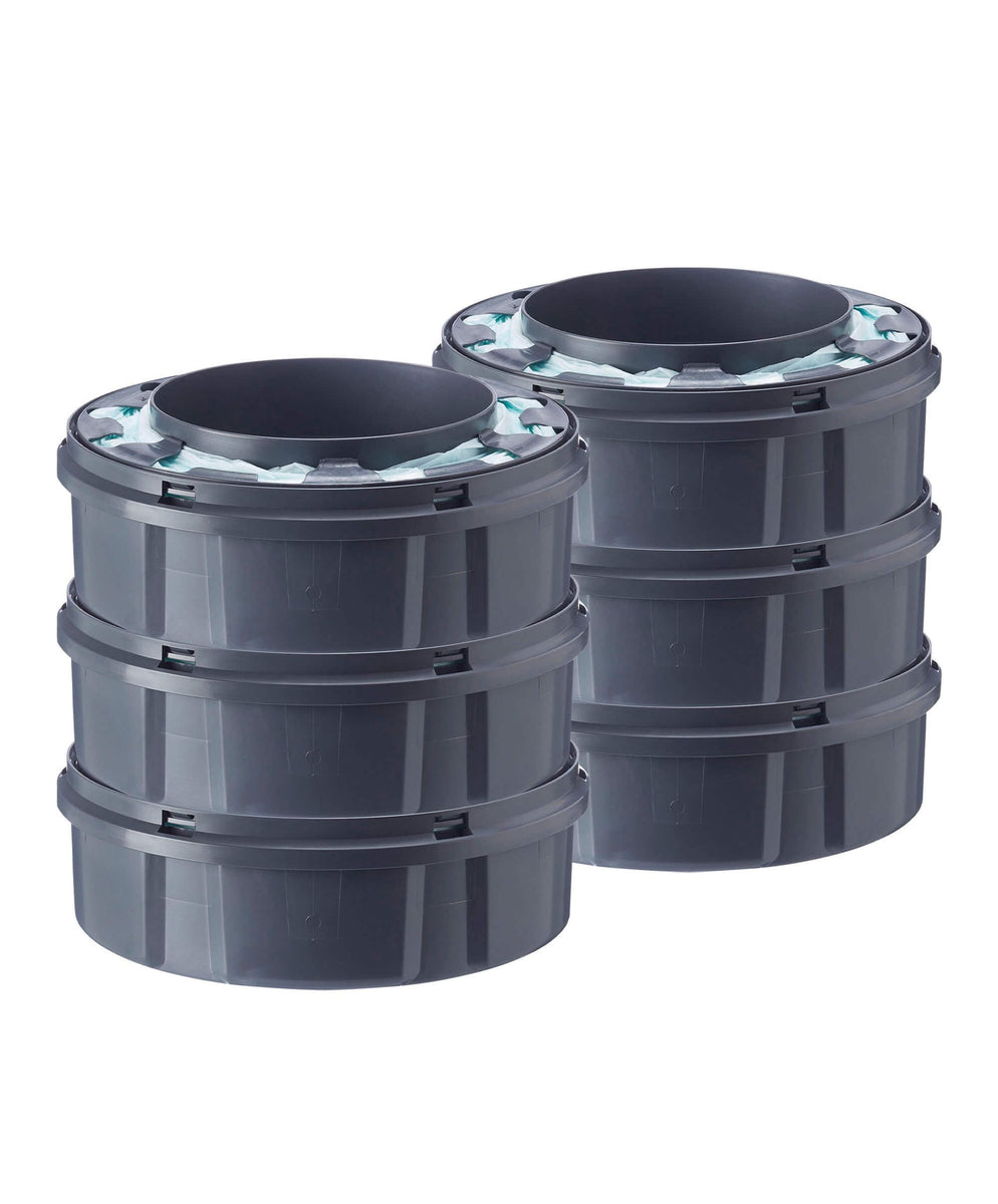 Tommee Tippee Twist & Click Advanced Nappy Bin Refill Cassettes (6 pac