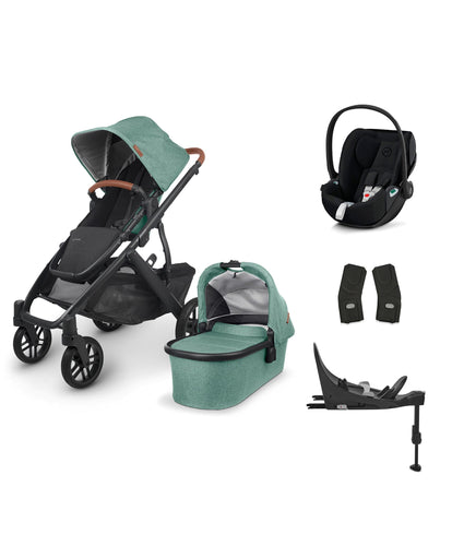 Uppababy UPPAbaby VISTA V2 Pushchair in Gwen with CloudZ2 Car seat and Base
