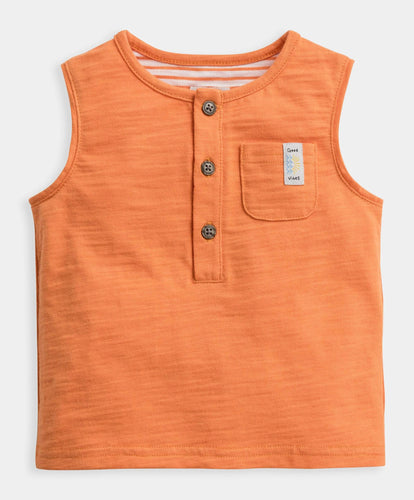 Mamas & Papas Tops & Shirts Orange Slub Vest