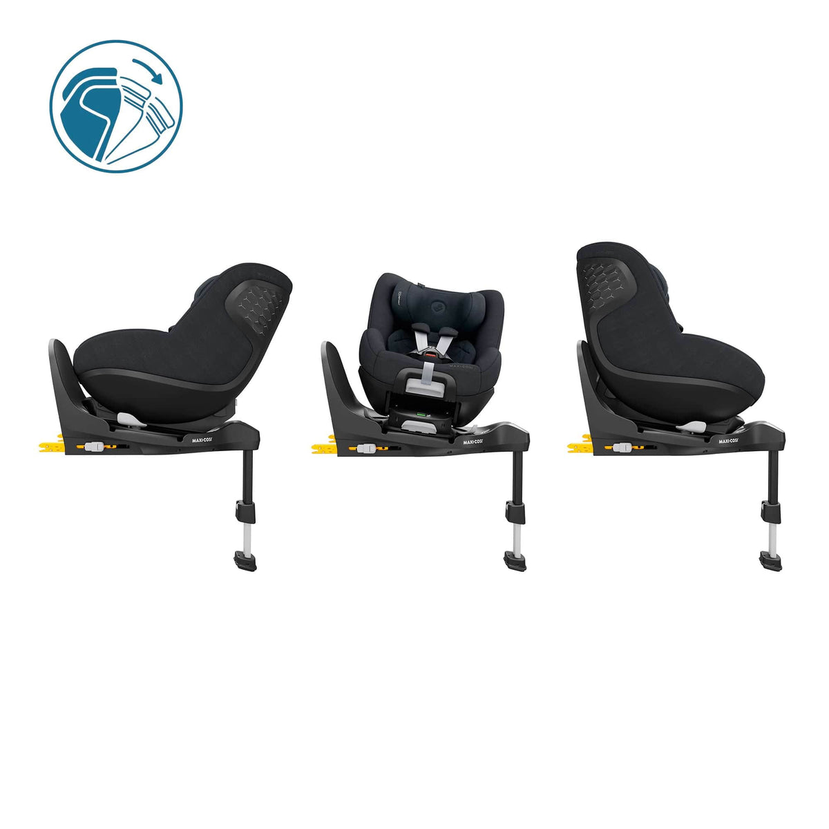 MaxiCosi Pearl 360 Pro Car Seat Authentic Graphite Mamas & Papas IE