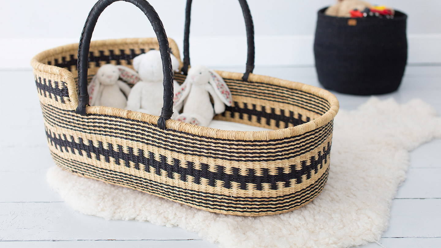 Learn more about The Basket Room’s Handcrafted Moses Baskets