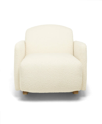 Royton Nursing Chair - Oyster Chenille Boucle