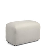 Royton Footstool Woven - Silver