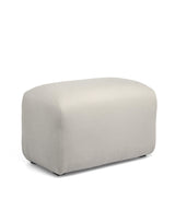 Royton Footstool - Silver Woven