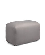 Royton Footstool - Grey Woven