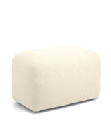 Royton Footstool in Boucle - Off White