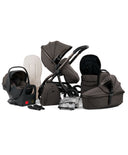 Egg3 Complete Pushchair Bundle with Shell 360 Car Seat - Chocolate Velvet