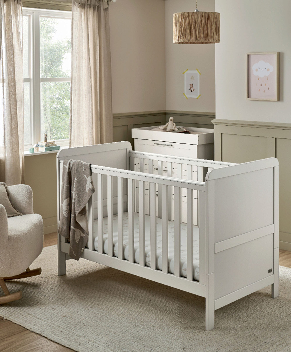 Walton Cotbed - White