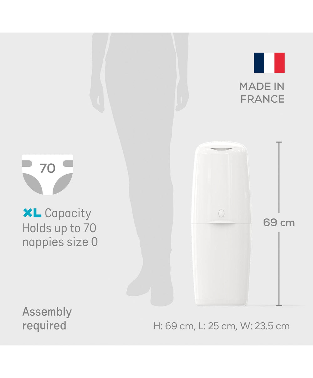 Angelcare Nappy Bins Angelcare Classic XL Nappy Bin - White