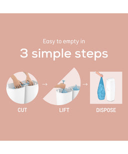 Angelcare Nappy Bins Angelcare Classic XL Nappy Bin - White
