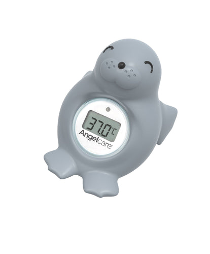 Angelcare Thermometers Angelcare Happy Seal Baby Bath & Room Thermometer - Grey