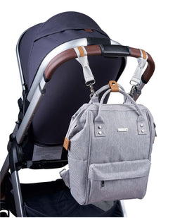 Bababing! Bababing Mani Changing Backpack - Grey Marl