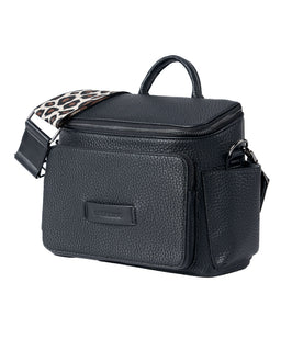 Bababing! Changing Bags Bababing Isla Cross Body Vegan Leather Daypac - Black