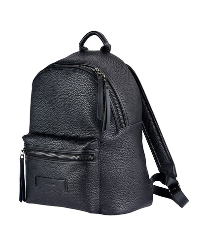 Bababing! Changing Bags Bababing Luca Vegan Leather Changing Backpack - Black