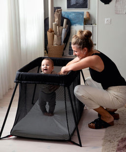 BabyBjorn Babaybjorn Travel Cot Light - Black