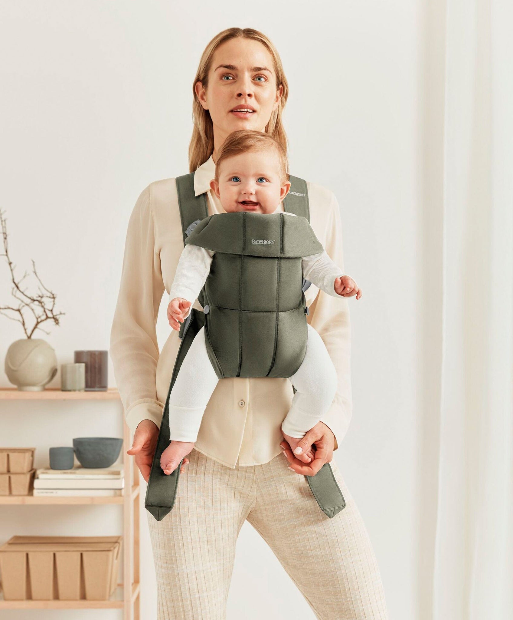 BabyBjörn Baby Carrier Mini Dark Green – Mamas Papas IE