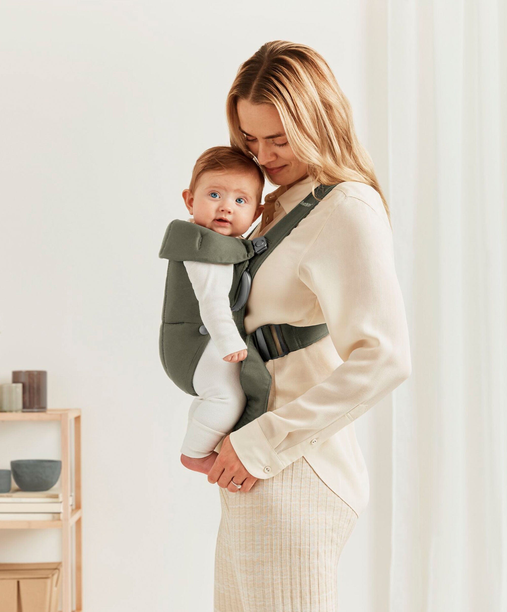 BabyBjörn Baby Carrier Mini - Dark Green – Mamas & Papas IE