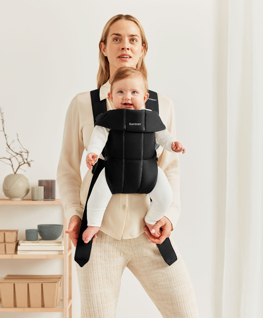 BabyBjorn Baby Carriers BabyBjörn Mini Woven Baby Carrier - Black