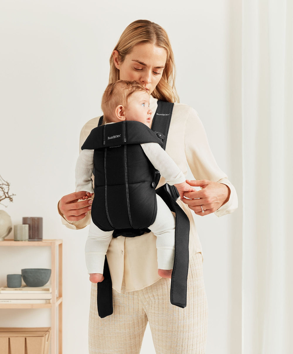 BabyBjorn Baby Carriers BabyBjörn Mini Woven Baby Carrier - Black