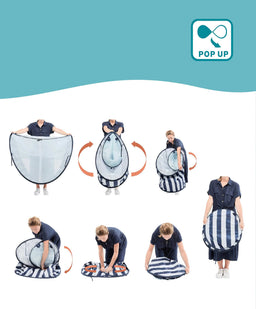 Babymoov Outdoor Play Babymoov Anti-UV Tent 50+ UPF Protection - Mariniere