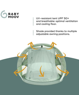 Babymoov Outdoor Play Babymoov Moov & Protect XL Anti UV Refreshing Tent - Green Lagoon